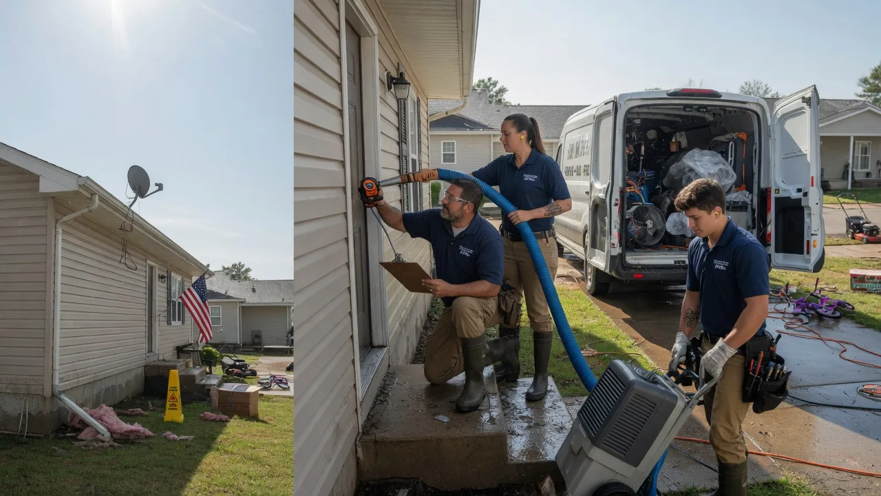 Ceiling Water Damage Restoration in De Queen, AR near me